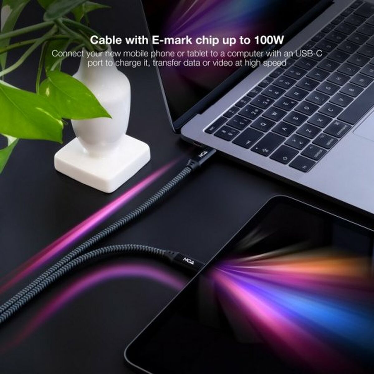 Cavo USB-C NANOCABLE 10.01.4302-COMB 2 m (1 Unità)